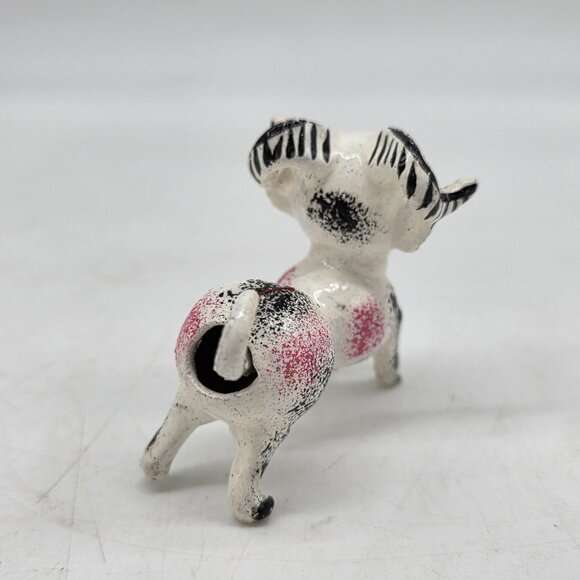 Handcrafted Mexican Bobble Tail Ram Figurine With 2.5" Tall - Picture 4 of 6
